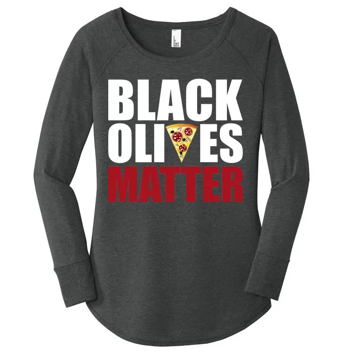 Black Olives Matter Women's Perfect Tri Tunic Long Sleeve Shirt