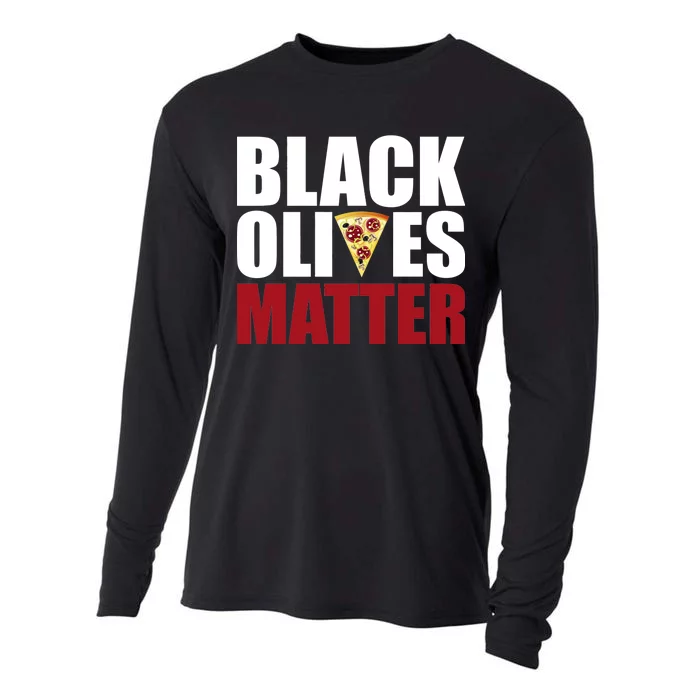 Black Olives Matter Cooling Performance Long Sleeve Crew