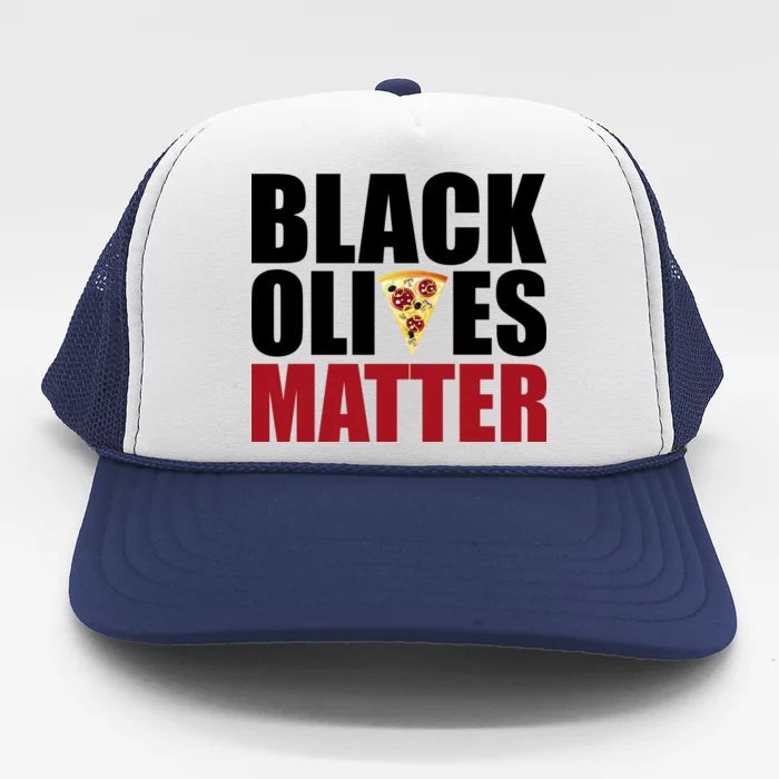 Black Olives Matter Trucker Hat