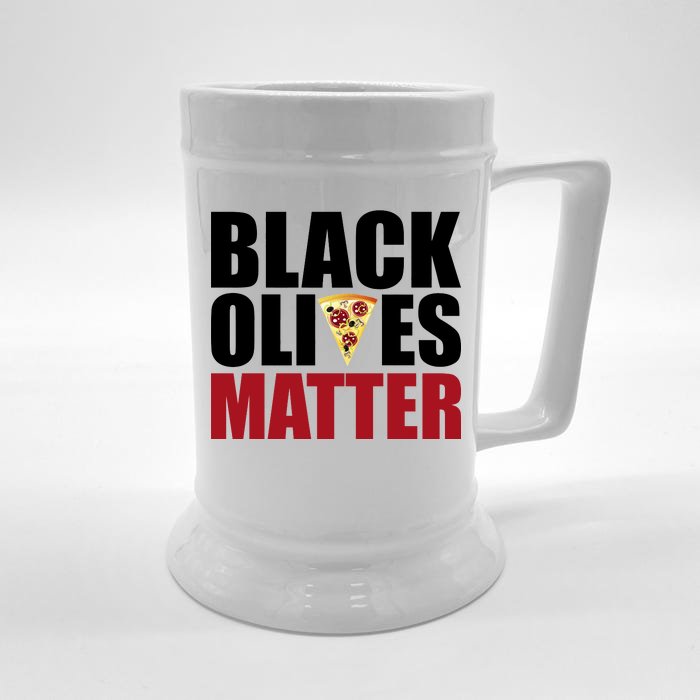 Black Olives Matter Front & Back Beer Stein