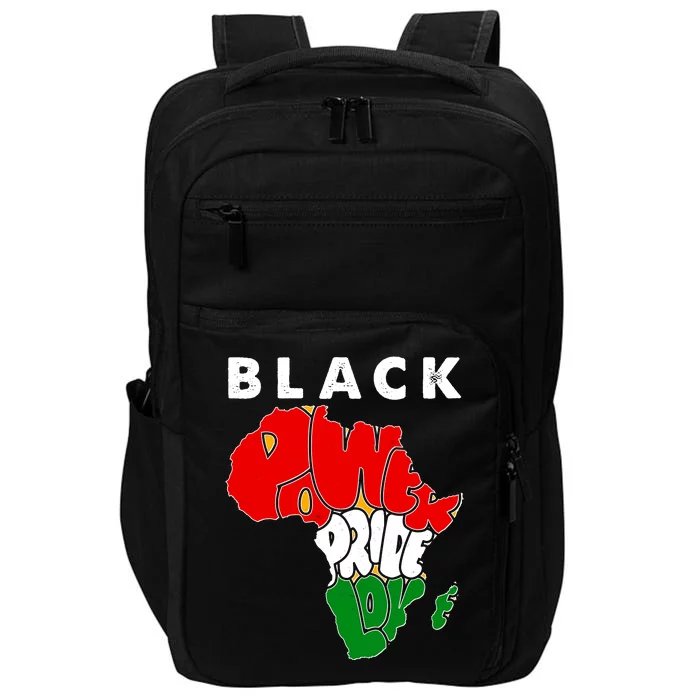 Black Power Pride Love Black History Month Impact Tech Backpack