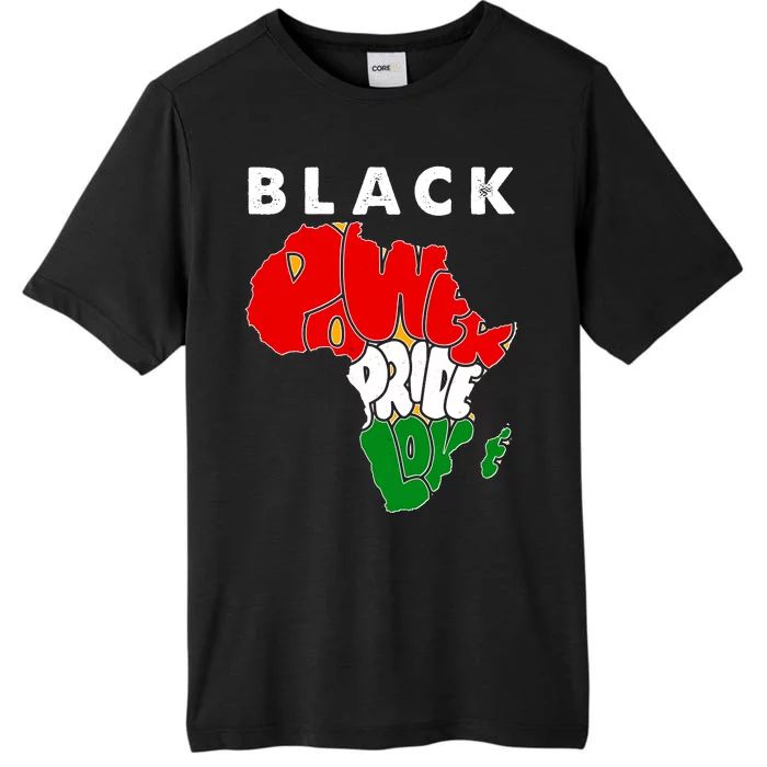 Black Power Pride Love Black History Month ChromaSoft Performance T-Shirt