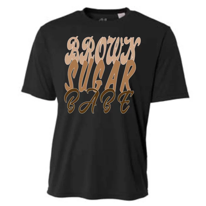 Black Pride Brown Sugar Babe Melanin Cooling Performance Crew T-Shirt