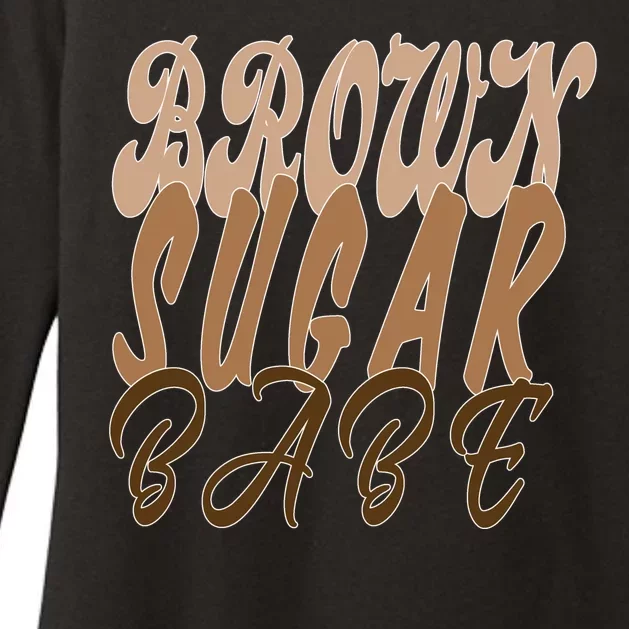 Black Pride Brown Sugar Babe Melanin Womens CVC Long Sleeve Shirt