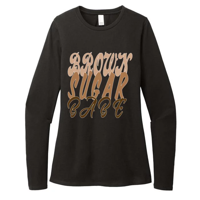 Black Pride Brown Sugar Babe Melanin Womens CVC Long Sleeve Shirt