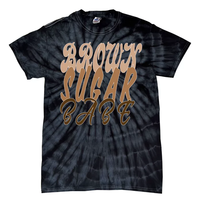 Black Pride Brown Sugar Babe Melanin Tie-Dye T-Shirt