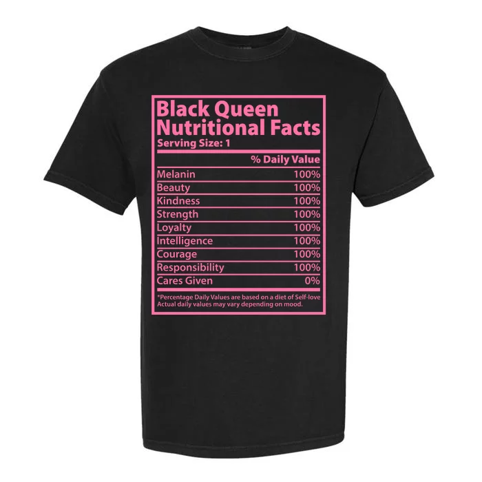 Black Queen Nutritional Facts Garment-Dyed Heavyweight T-Shirt