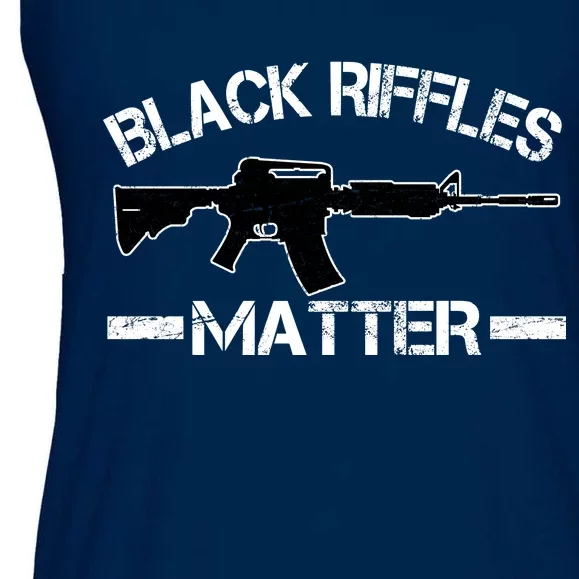 Black Riffles Matter Ladies Essential Flowy Tank