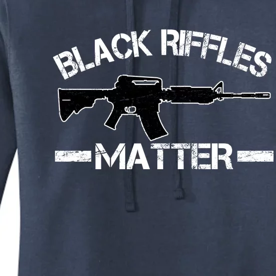 Black Riffles Matter Women's Pullover Hoodie