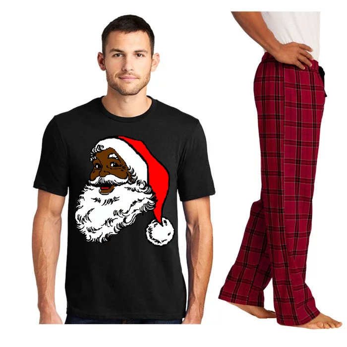 Black Santa Claus Christmas Pajama Set