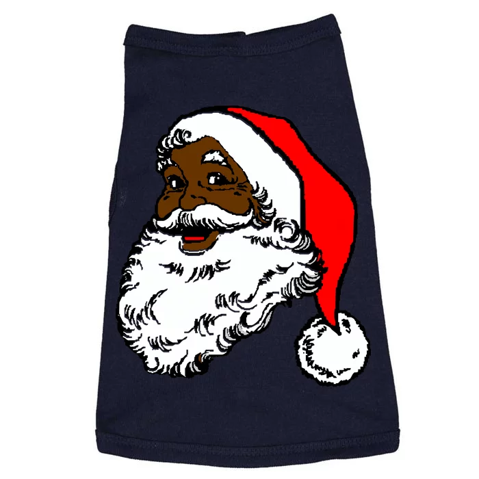 Black Santa Claus Christmas Doggie Tank