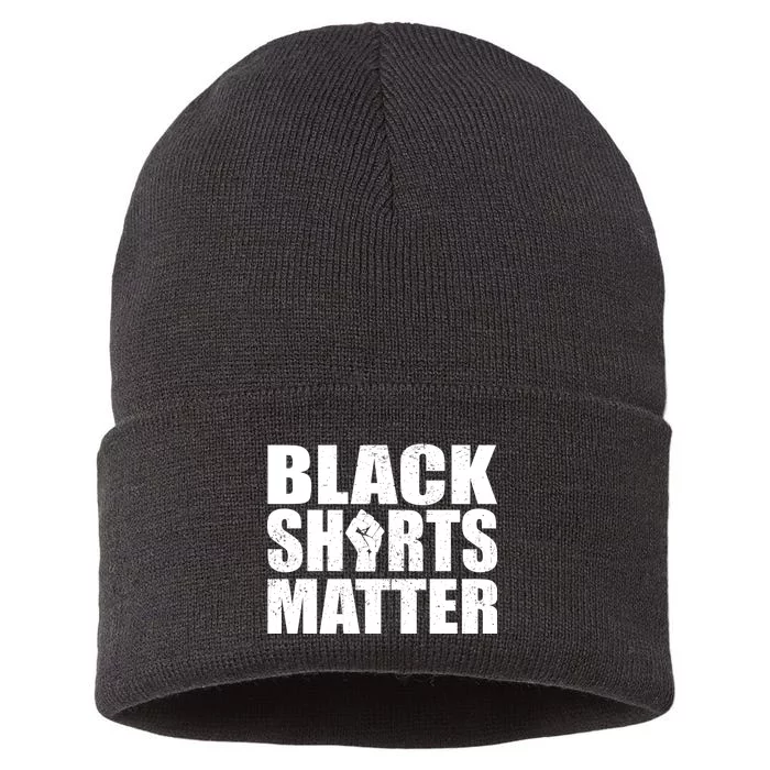 Black Shirts Matter Sustainable Knit Beanie