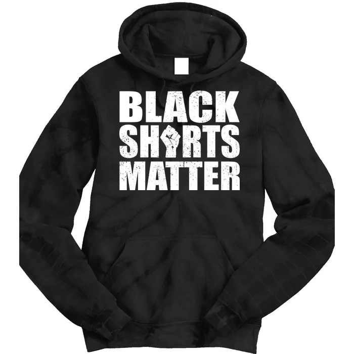 Black Shirts Matter Tie Dye Hoodie