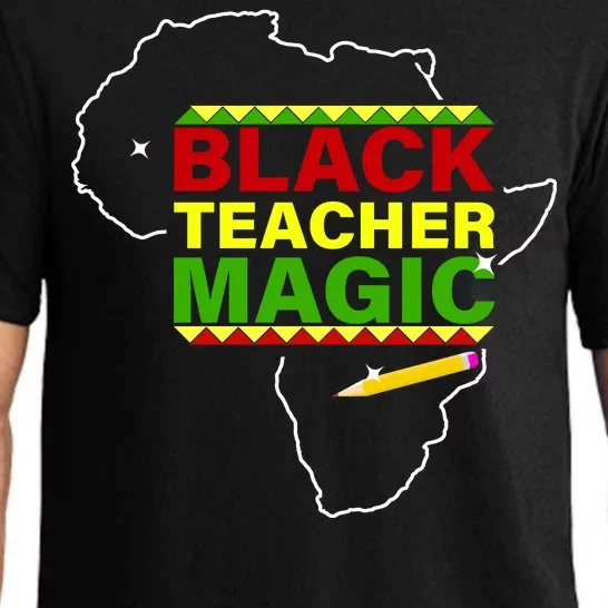 Black Teacher Magic Pajama Set