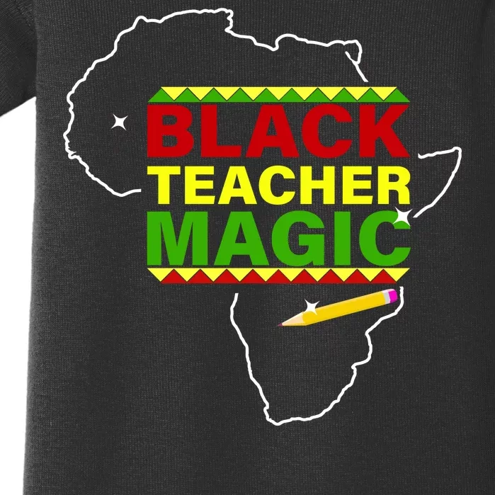 Black Teacher Magic Baby Bodysuit