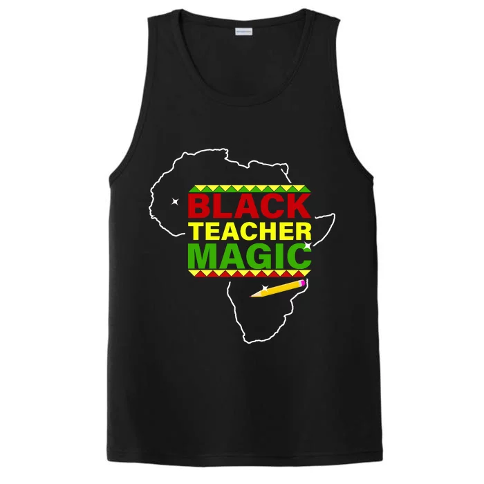 Black Teacher Magic Performance Tank