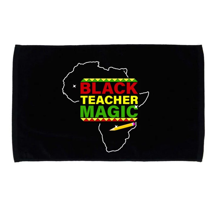 Black Teacher Magic Microfiber Hand Towel