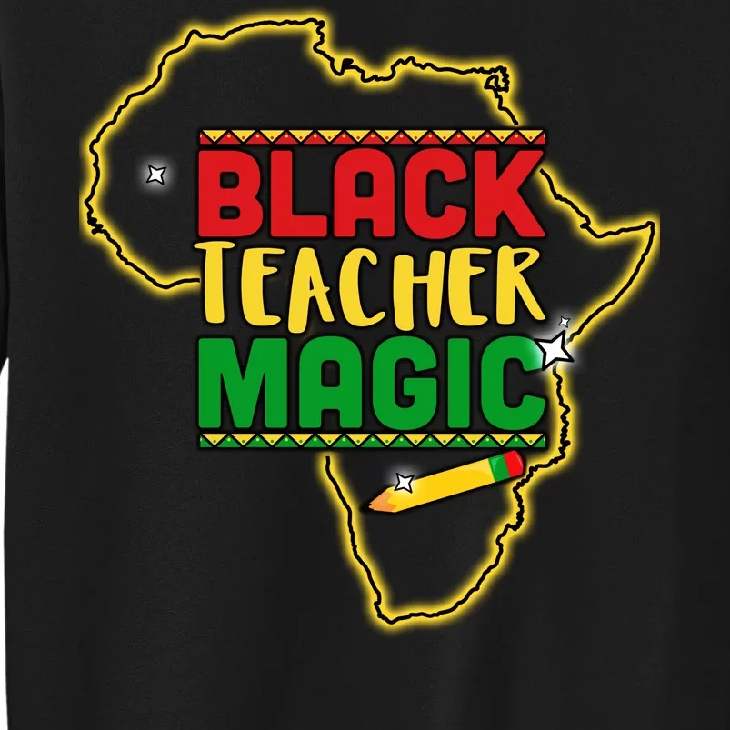 Black Teacher Magic African Pride Sweatshirt