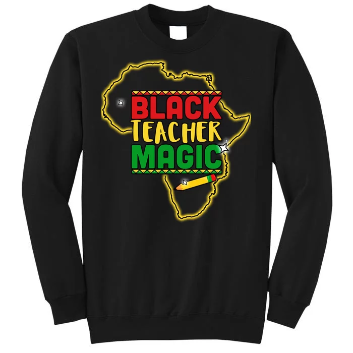 Black Teacher Magic African Pride Sweatshirt