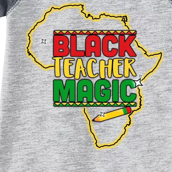 Black Teacher Magic African Pride Infant Baby Jersey Bodysuit