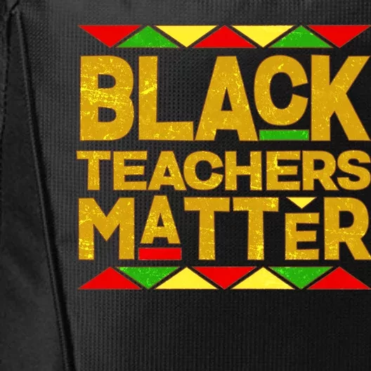 Black Teachers Matter City Backpack