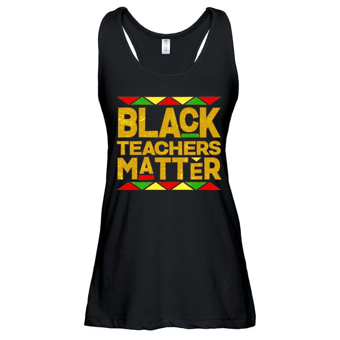 Black Teachers Matter Ladies Essential Flowy Tank