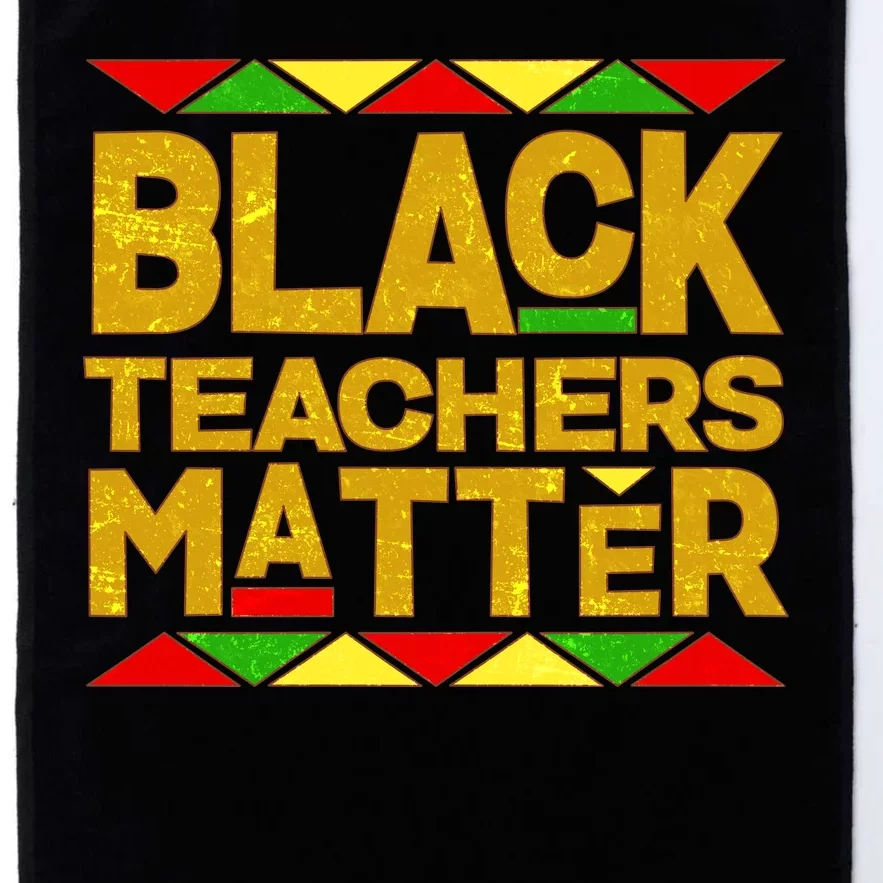 Black Teachers Matter Platinum Collection Golf Towel