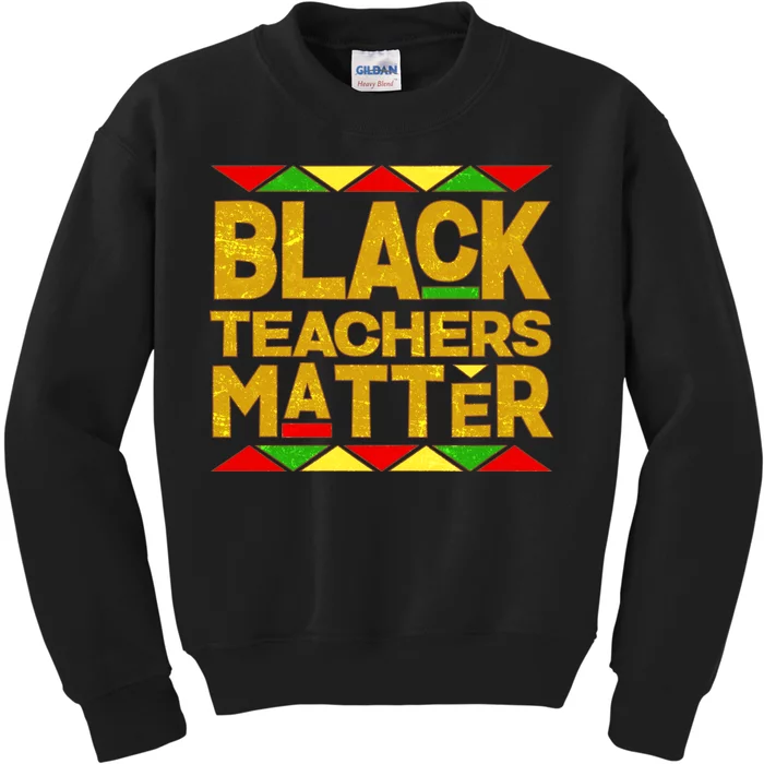 Black Teachers Matter Kids Sweatshirt