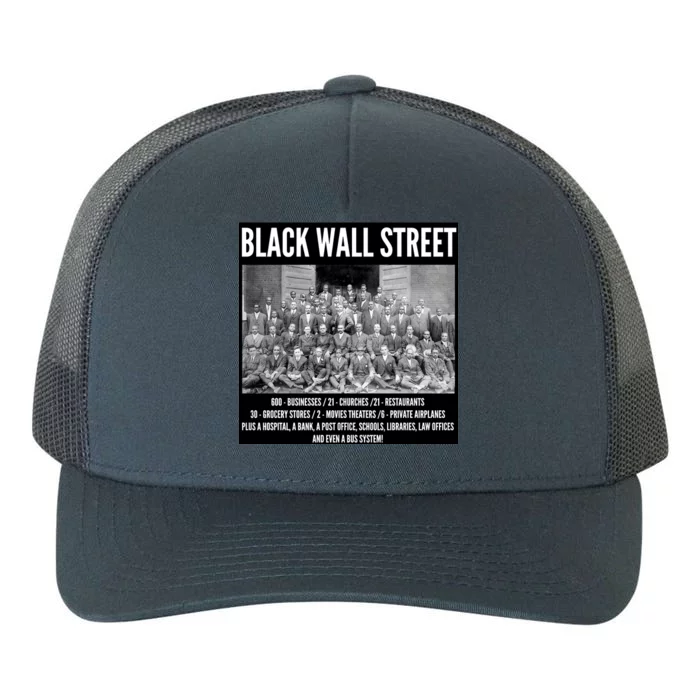 Black Wall Street Black History Yupoong Adult 5-Panel Trucker Hat