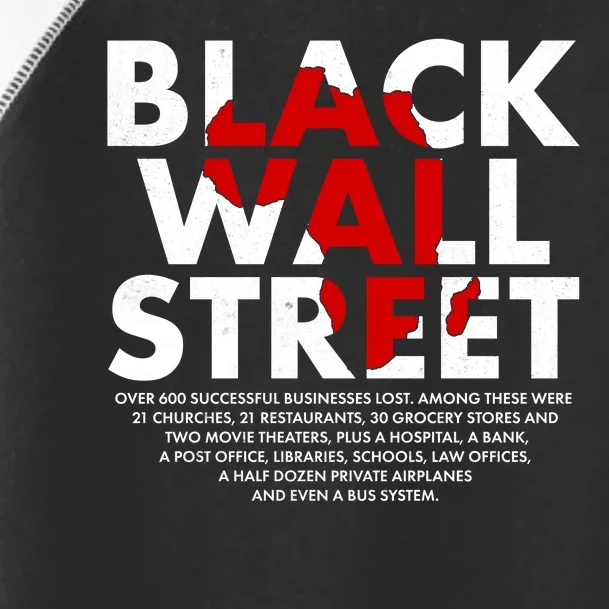 Black Wall Street Black History Month Toddler Fine Jersey T-Shirt