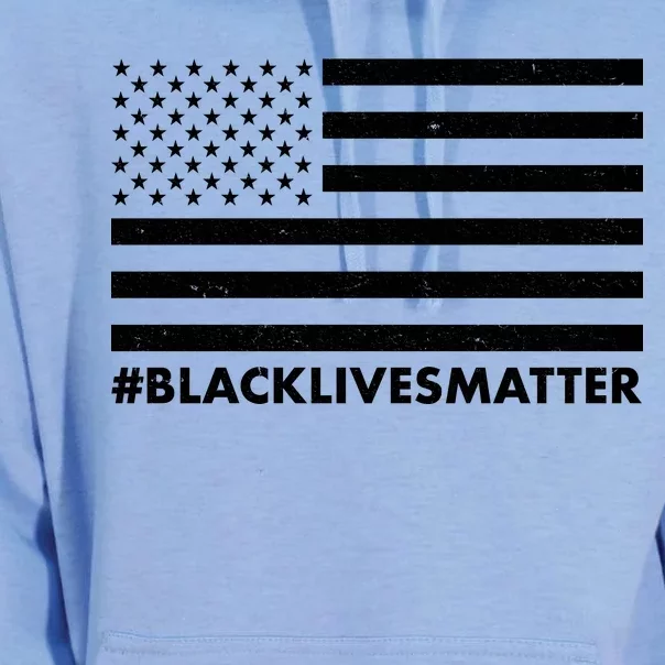 #BlackLivesMatter USA Flag Unisex Surf Hoodie