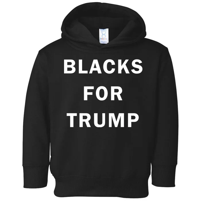 Blacks For Trump Toddler Hoodie