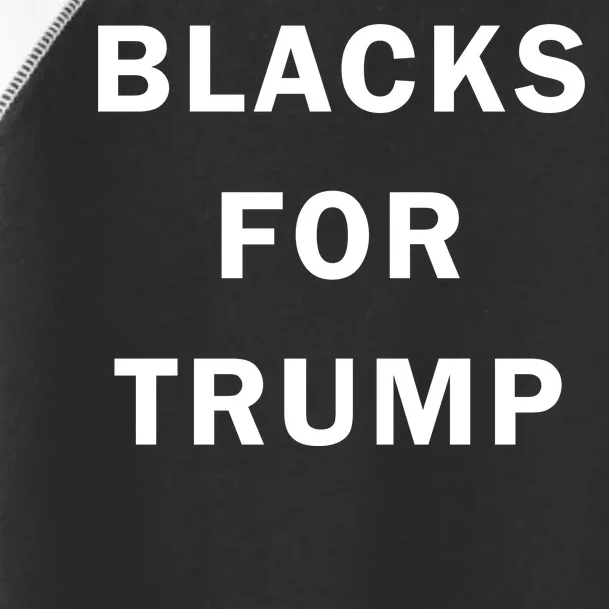 Blacks For Trump Toddler Fine Jersey T-Shirt