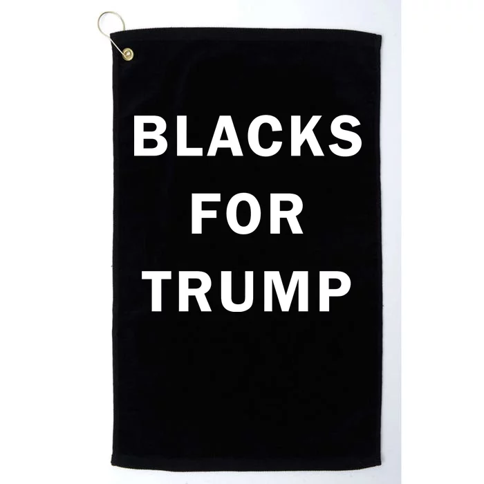 Blacks For Trump Platinum Collection Golf Towel