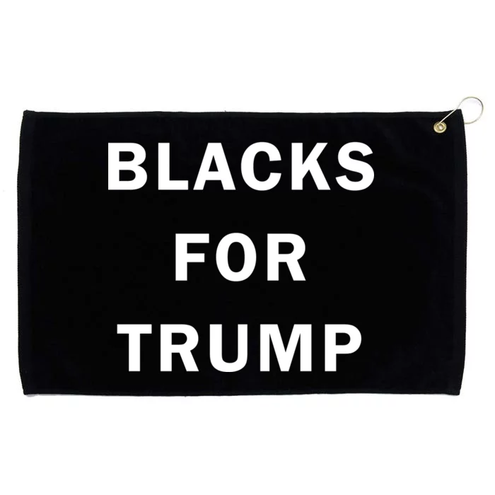 Blacks For Trump Grommeted Golf Towel