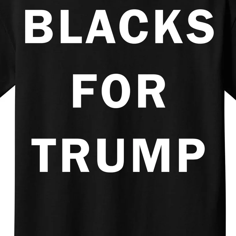 Blacks For Trump Kids T-Shirt