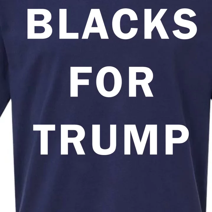 Blacks For Trump Sueded Cloud Jersey T-Shirt