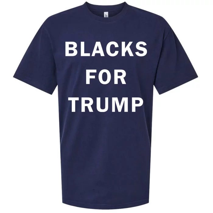 Blacks For Trump Sueded Cloud Jersey T-Shirt