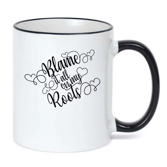 Blame It On My Roots Black Color Changing Mug