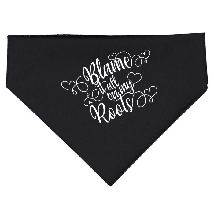 Blame It On My Roots USA-Made Doggie Bandana