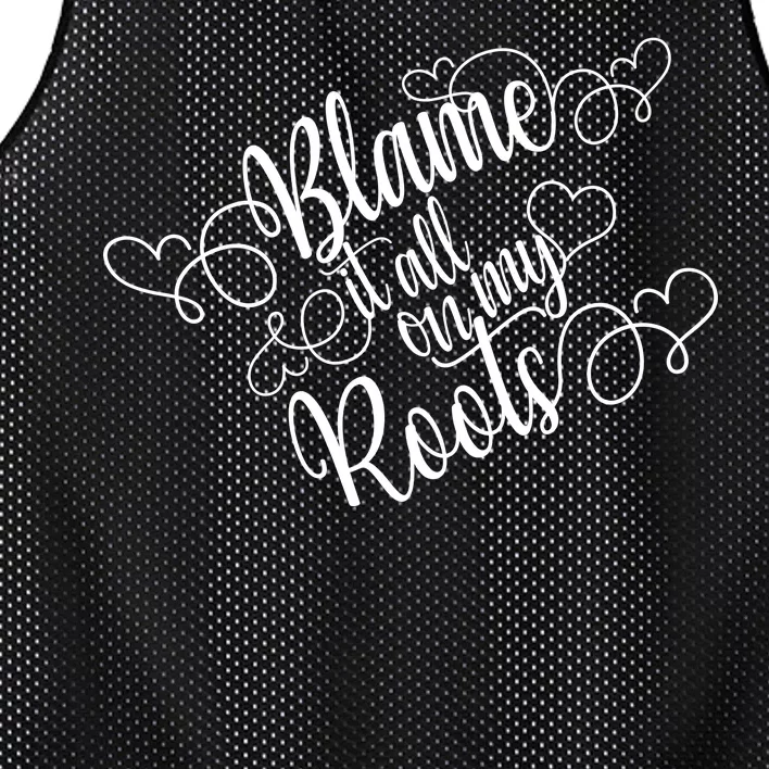 Blame It On My Roots Mesh Reversible Basketball Jersey Tank