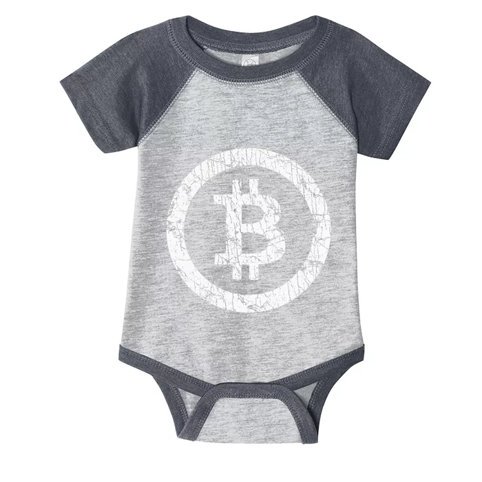 Bitcoin Logo Btc Crypto Currency Traders Blockchain Miners Infant Baby Jersey Bodysuit