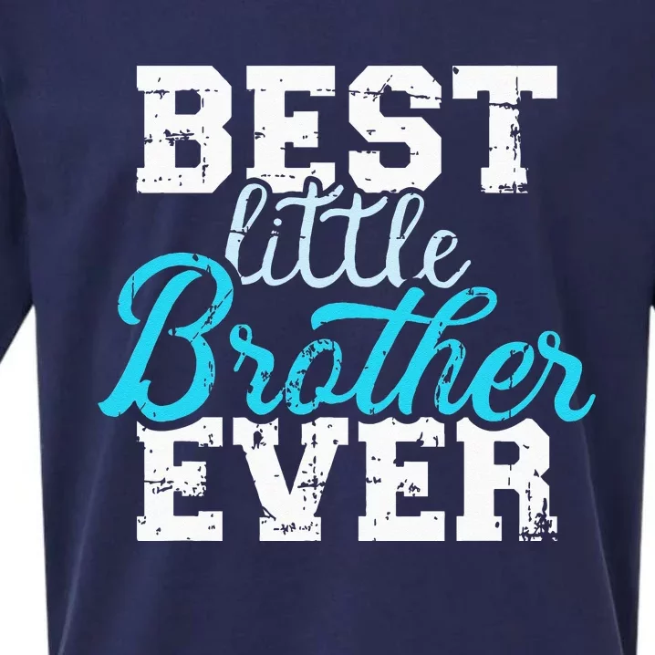 Best Little Brother Ever Sueded Cloud Jersey T-Shirt