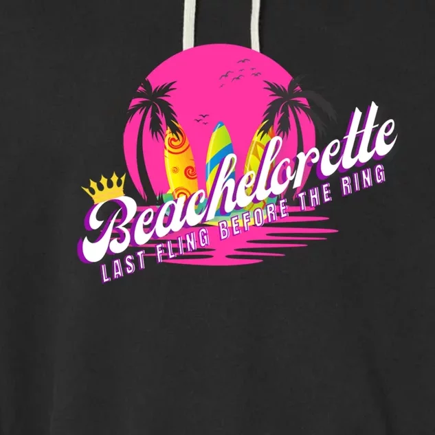 Beachelorette Lastgiftfling Before The Ring Meaningful Gift Garment-Dyed Fleece Hoodie