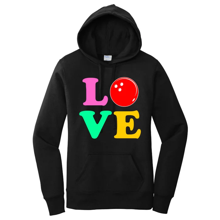 Bowling Love Women's Pullover Hoodie