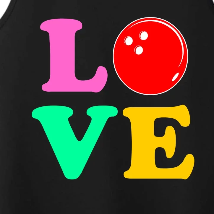 Bowling Love Performance Tank