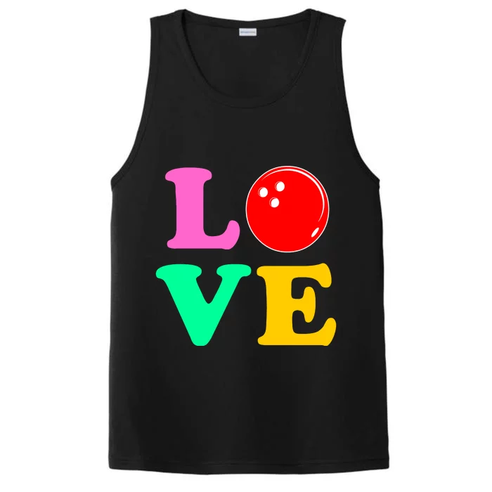 Bowling Love Performance Tank