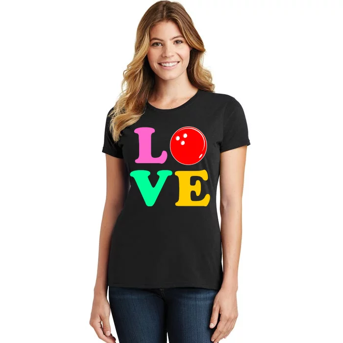 Bowling Love Women's T-Shirt