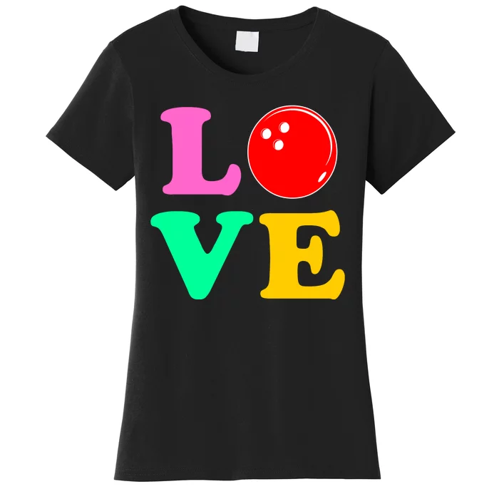 Bowling Love Women's T-Shirt