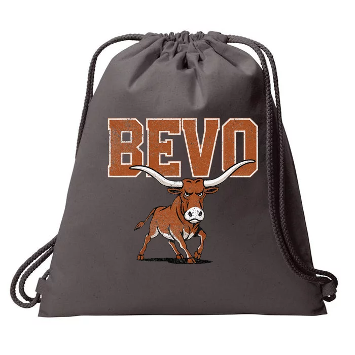 Bevo Longhorn Bull Drawstring Bag